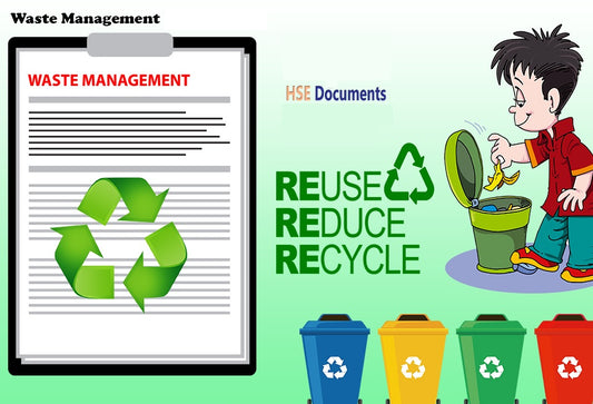 Waste Management Reports document preview showing environmental waste tracking data and disposal compliance metrics for construction and engineering by EPTM LTD