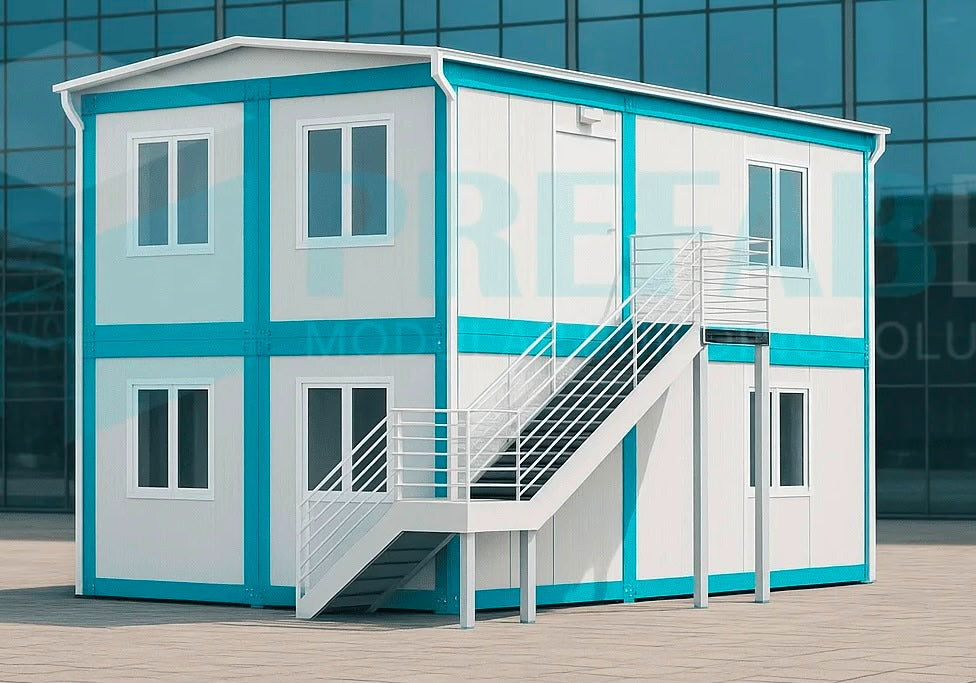 Temporary Facilities and PortaCabins engineering design package with 2D construction drawings and BOQ for commercial and site office structures by EPTM LTD