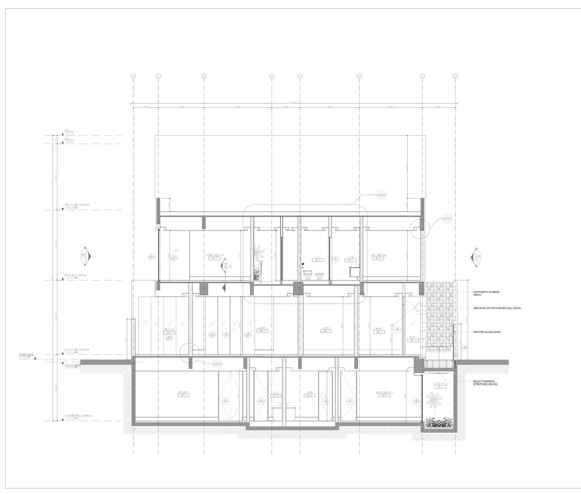 Building retrofit engineering floor plan layout showing structural and MEP retrofit design by EPTM LTD