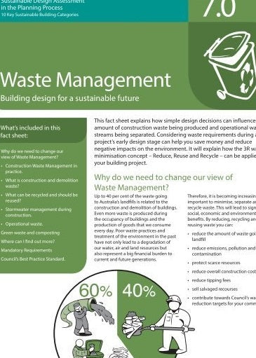 Waste Management Procedures document with waste categorisation and disposal protocols for HSE compliance in construction and engineering operations by EPTM LTD